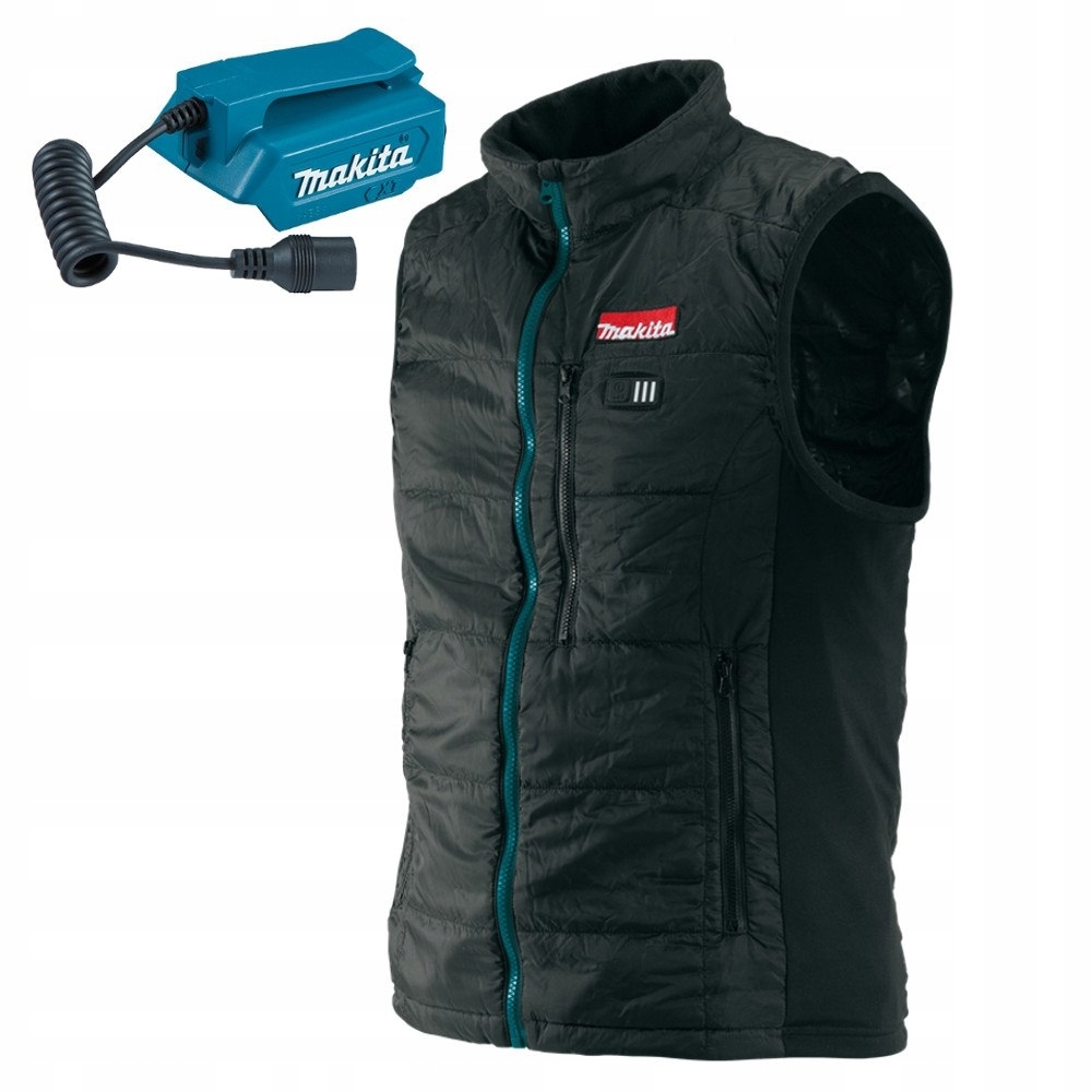 Vyhřívaná vesta na baterie akumulátor 10,8V 12V Makita CV101DZL Bunda