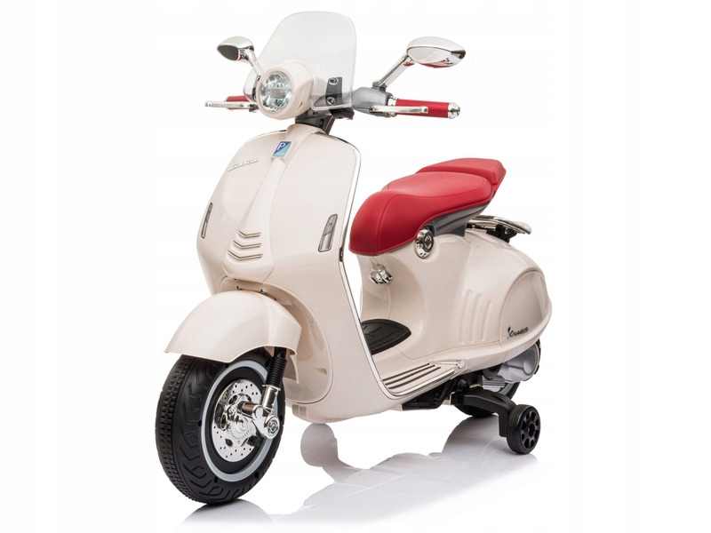 Motorek elektryczny Sun Baby Scooter Vespa Biały