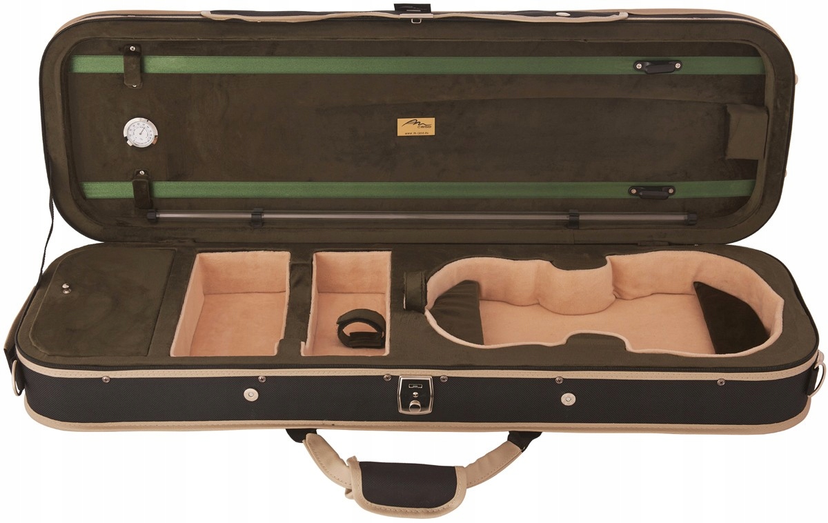 Houslové pouzdro housle 1/2 pěna UltraLight M-case Černá Zelená