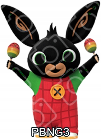 Opłatek na Tort KRÓLIK BING Wydruk Cukrowy Dekoracja Cukiernicza 10x14cm Rodzaj ozdoby cukrowe