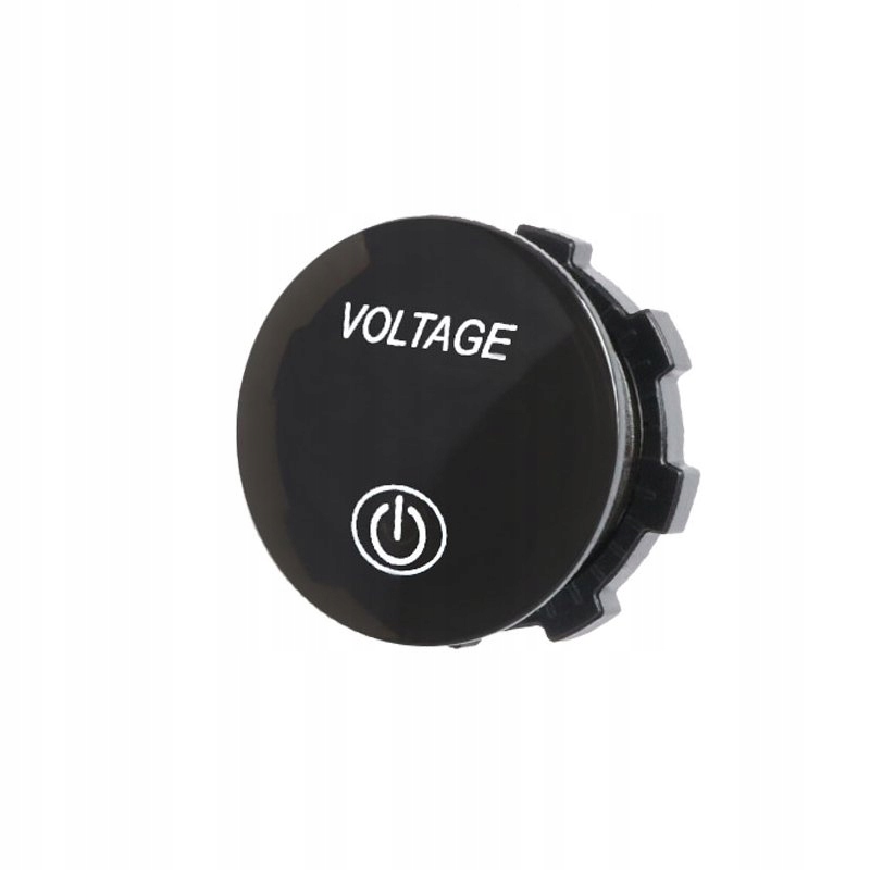 WOLTOMIERZ SAMOCHODOWY DC LED 5-30V WSKAŹNIK ON/OFF DOTYKOWY VOLTOMIERZ Model CZERWONY