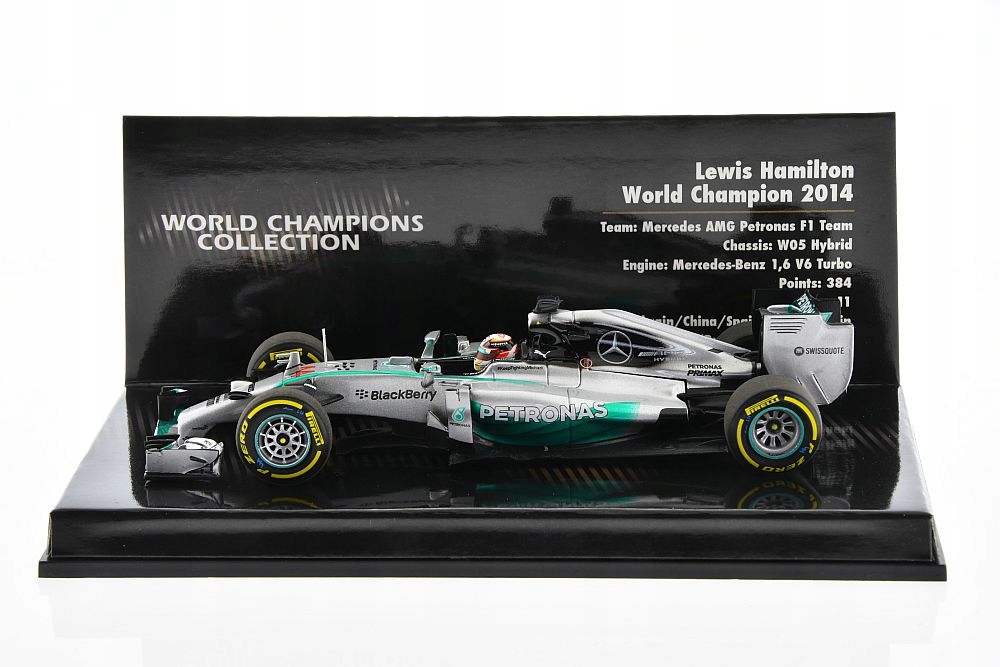 F1 Mercedes W05 L.Hamilton 2014 1/43 Minichamps