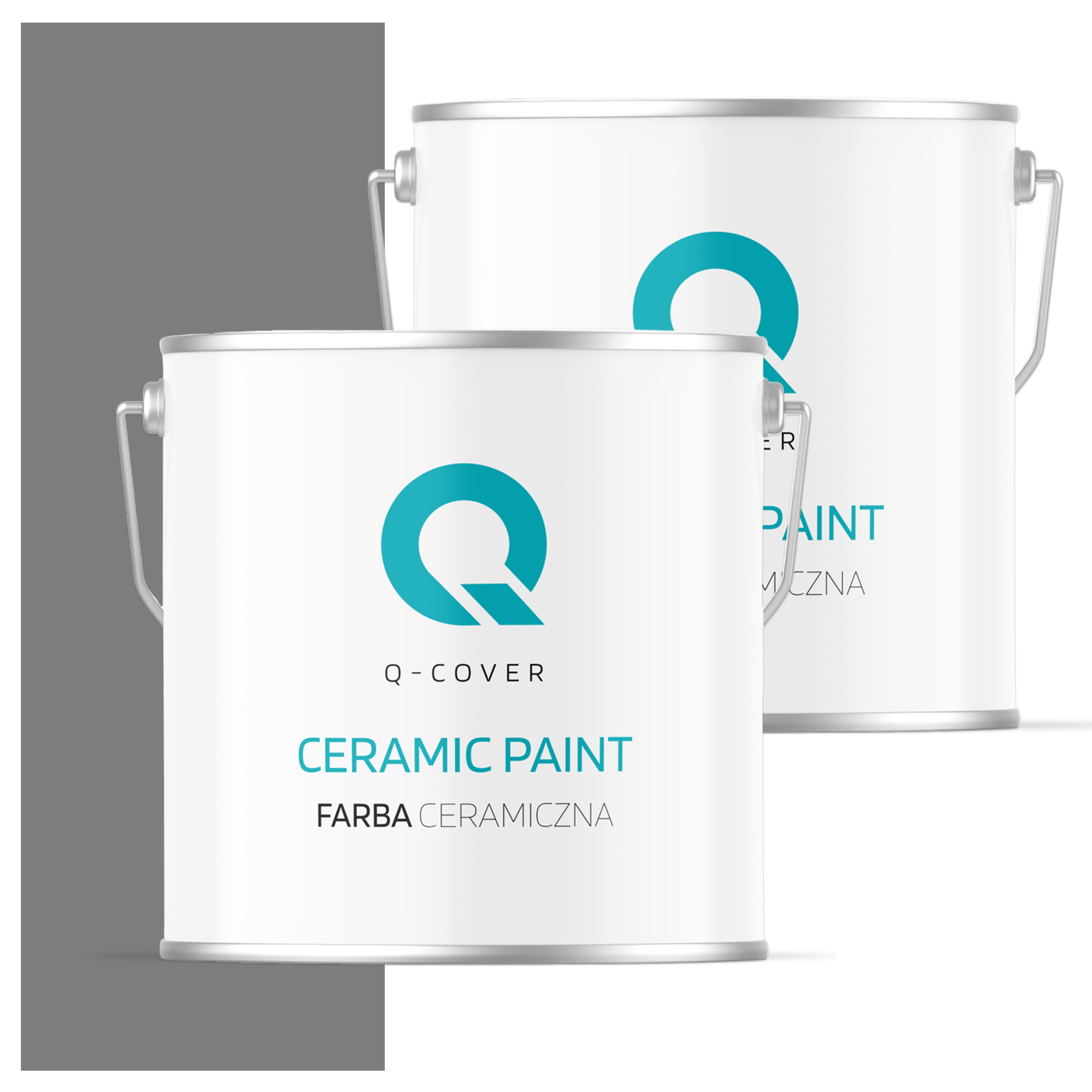 Keramická umývateľná farba na interiér 5L Hlboká matná šedá tmavá H1020