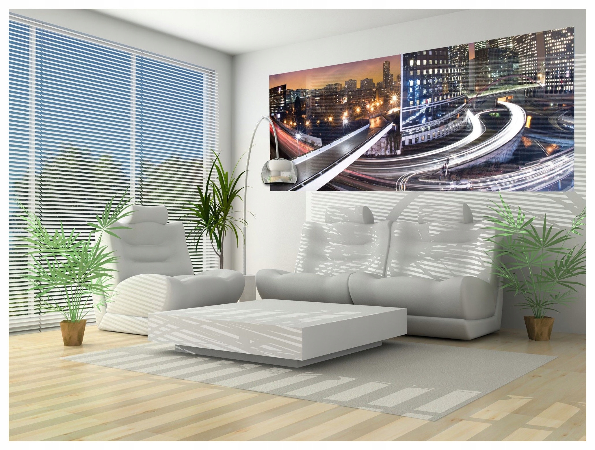 Vliesová fototapeta Noční město La Défense Energie města 250x104 lepidlo
