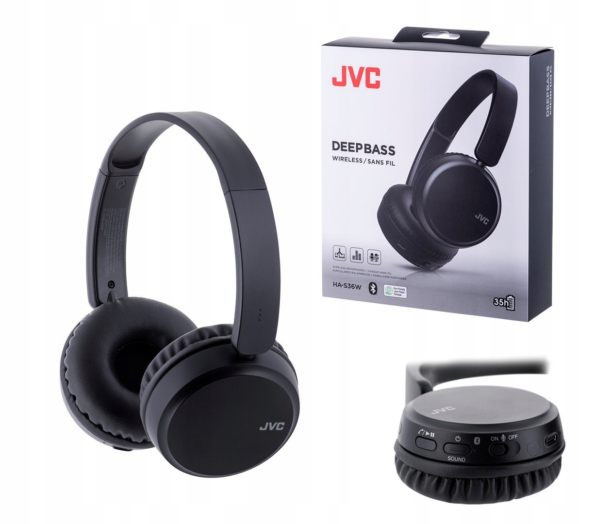 Sluchátka Jvc HAS-36WBU Bt Black