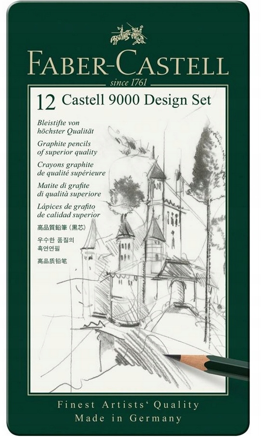 Tužky Faber Castell 9000 Art 2B 6H 12 ks