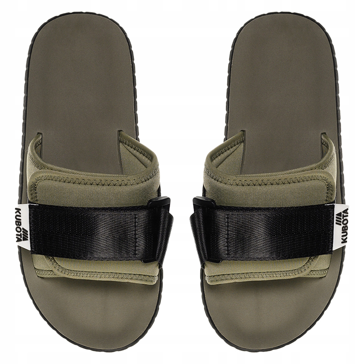 

Klapki Męskie Kubota Rzep 2.0 Khaki z Czarnym 44