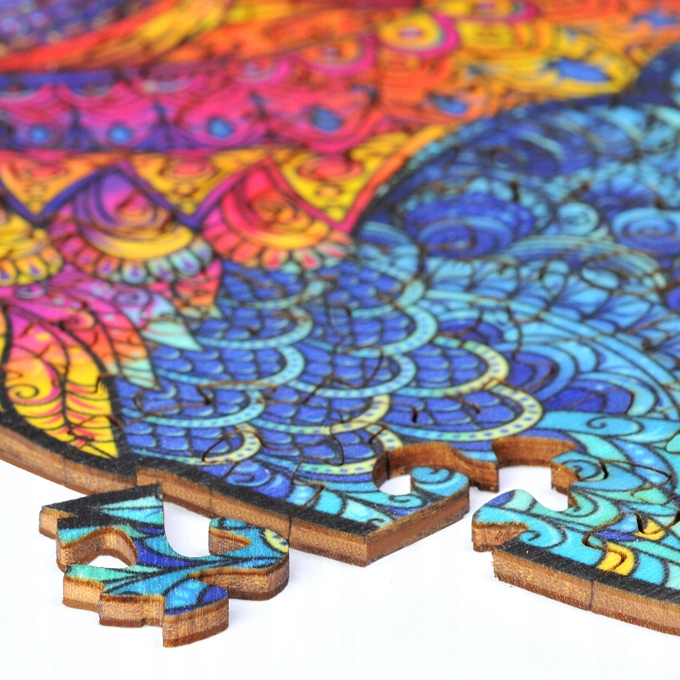 Puzzle Drewniane Premium 3D Układanka dla dorosłych Sowa L Zwierzęta Marka inna