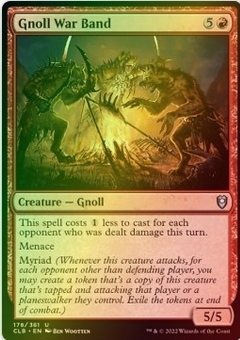 Mtg Gnoll War Band, Foil (clb) stan Nm