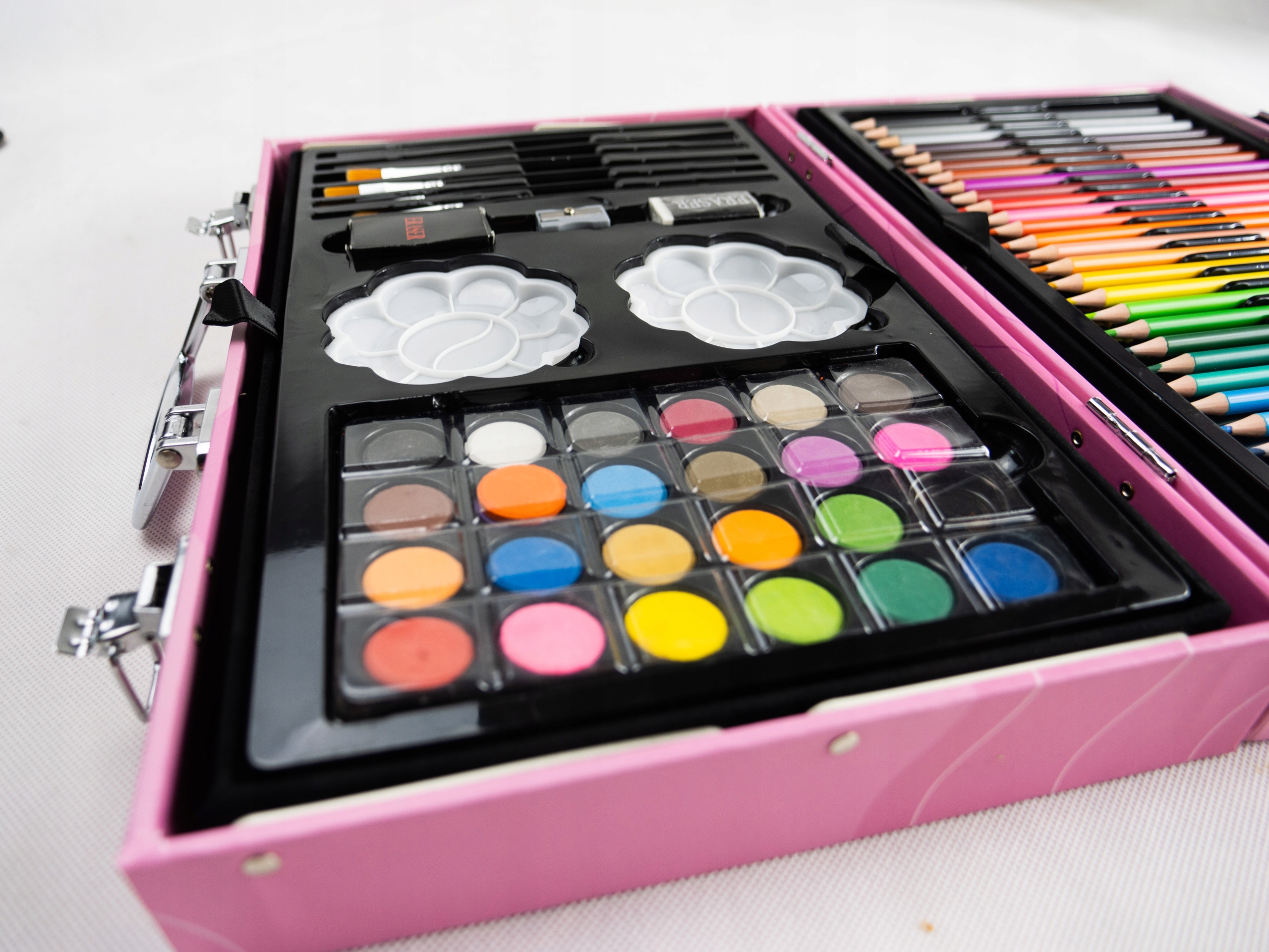 Zestaw ARTYSTYCZNY do RYSOWANIA MALOWANIA DLA DZIECI DZIEWCZYNEK 145 EL. Płeć chłopcy dziewczynki unisex