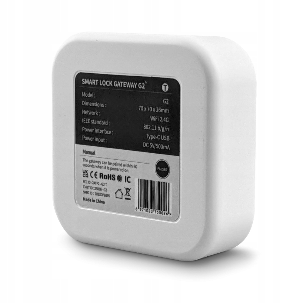 Bramka TTLock Centrala Bluetooth WiFi Android Smart Home do Zamek Klamka Seria Tuya