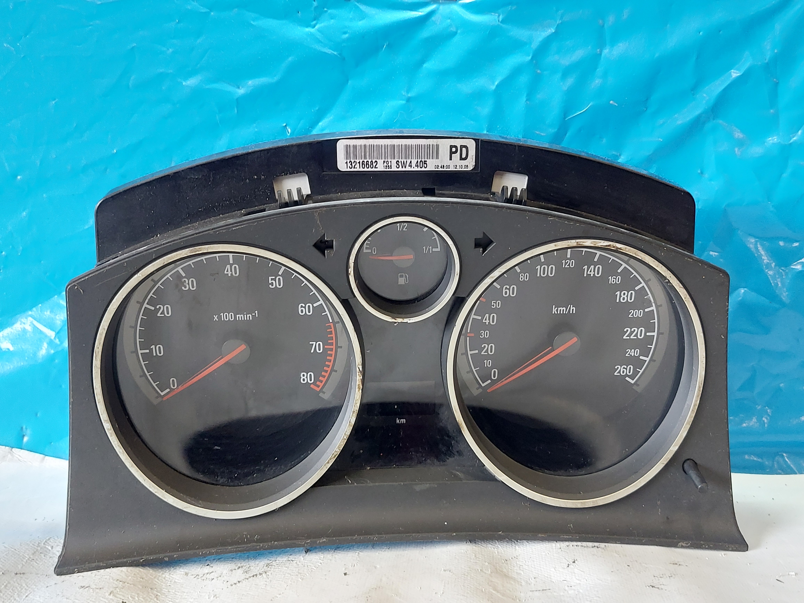 dials clock ASTRA H 1.6 B 13216682