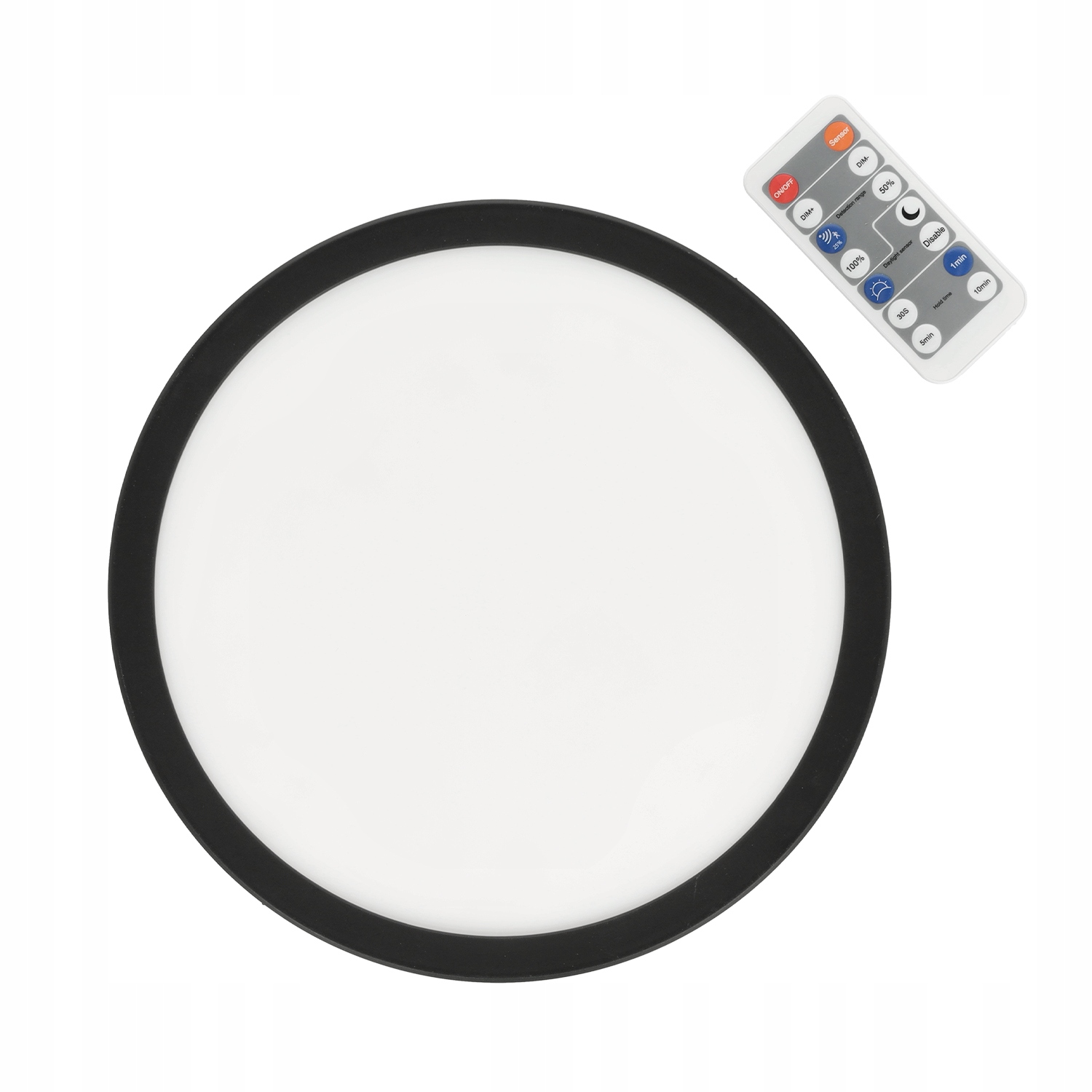 Stropní Svítidlo Led Stropní Svítidlo 32W 3CCT Snímač pohybu IP54 černý