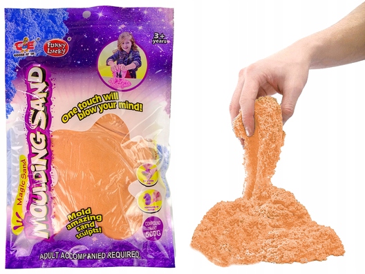 

Piasek Kinetyczny Pomarańczowy 500g Magic Sand