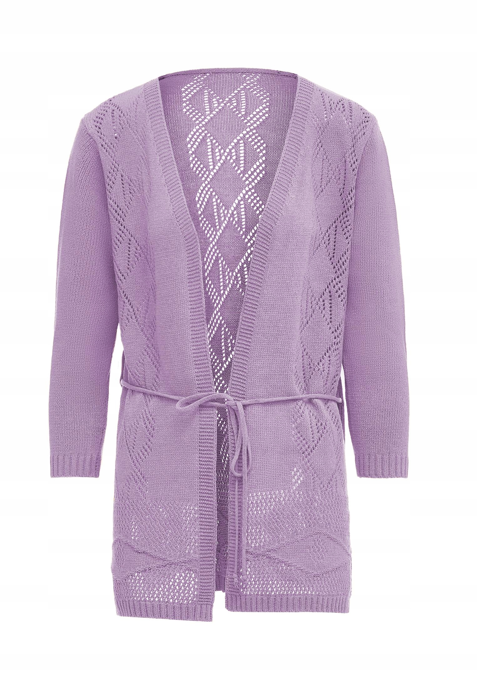 Ciaga damski kardigan - fioletowy, XS/S