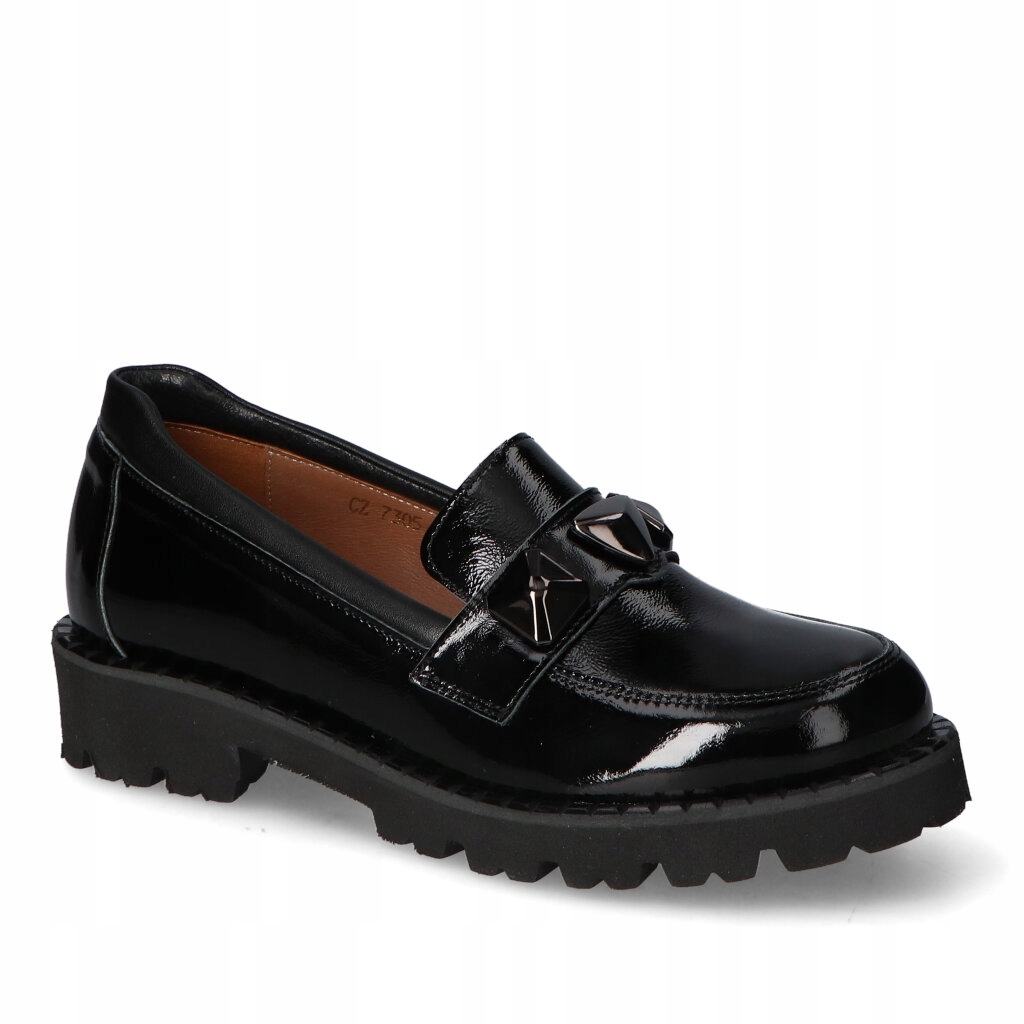 Mokasíny Gamis 7305/A128 Černý lak 38