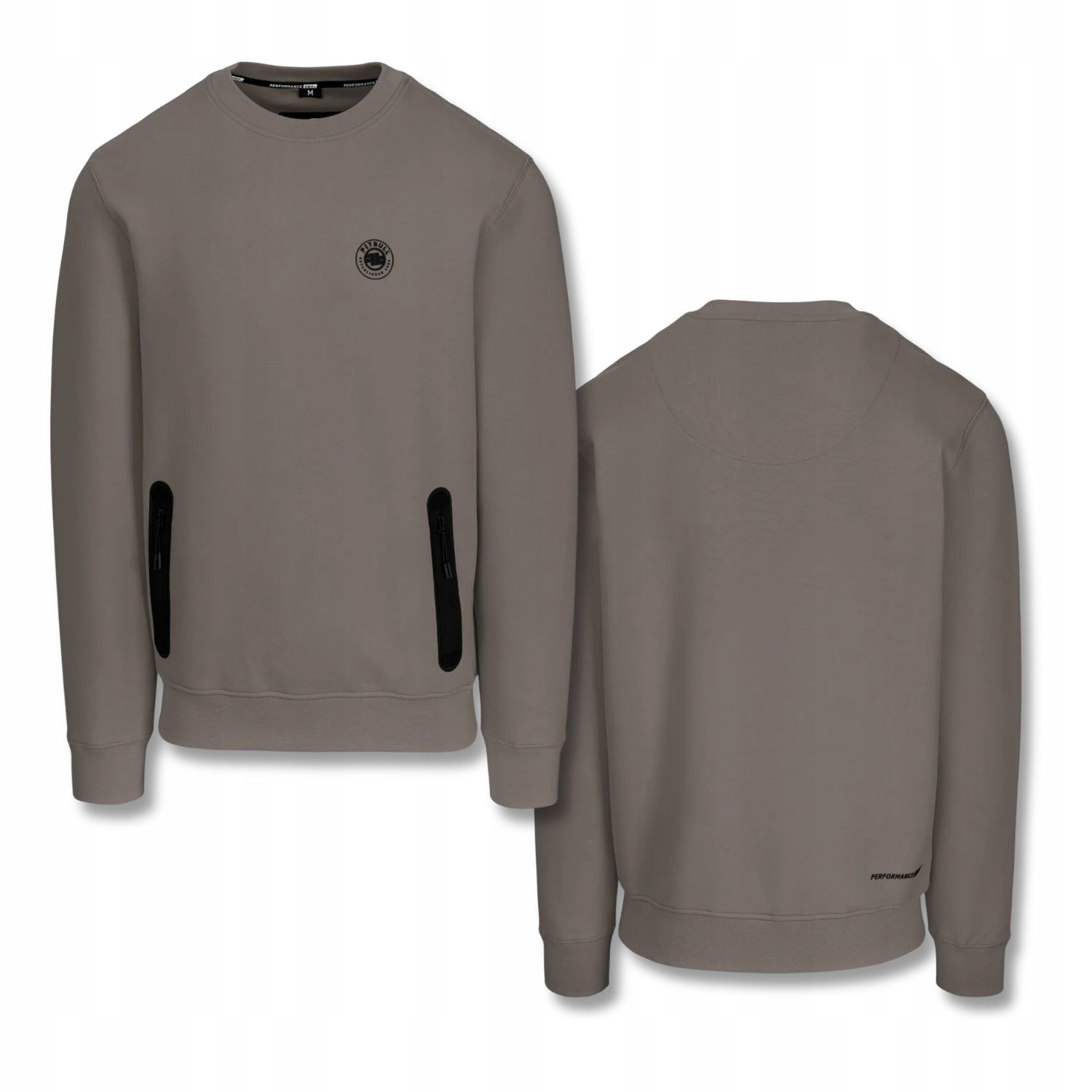 Pánská Tepláková mikina Pitbull Dogwood s kapsou na zip, lehce elastická, 3XL