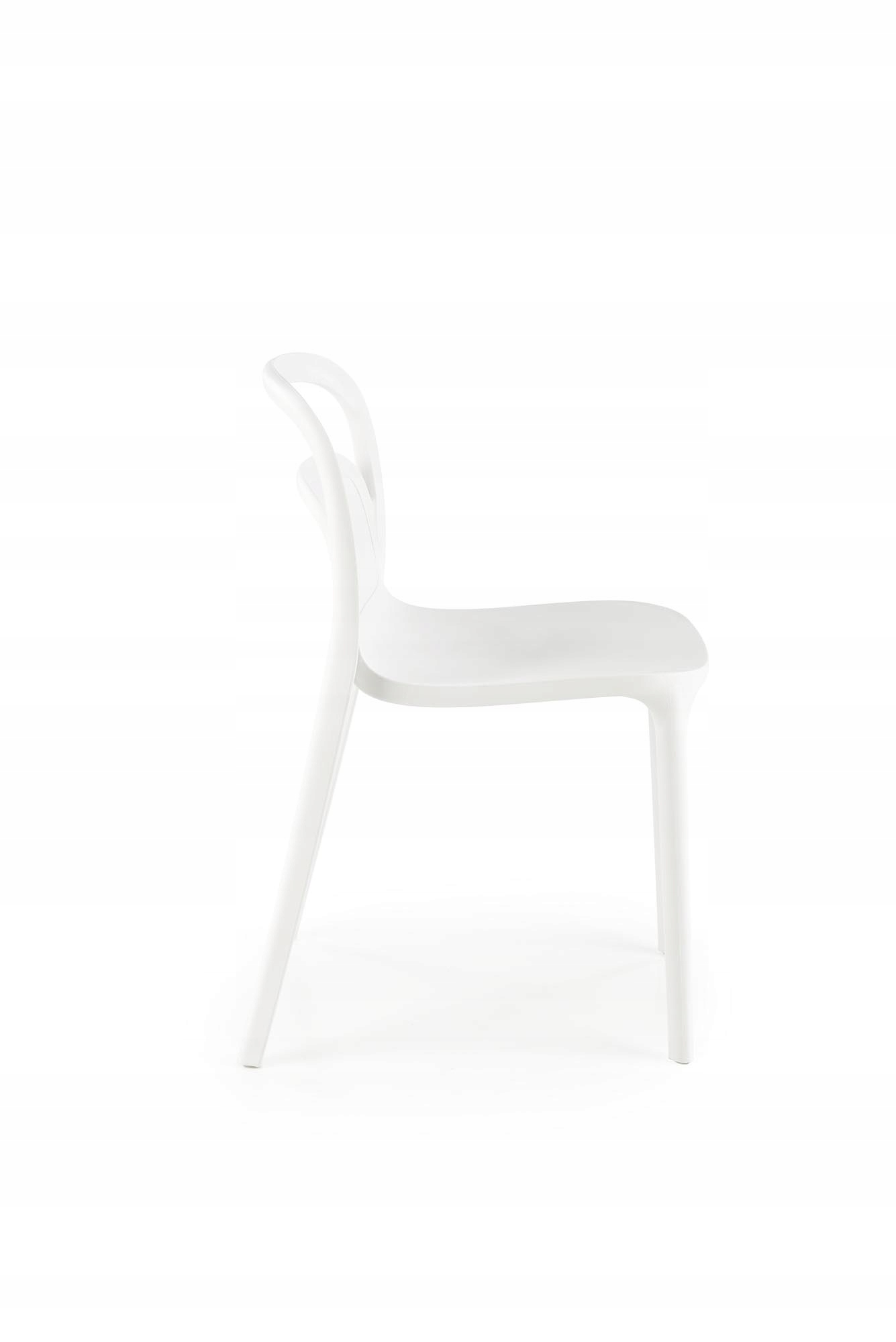 K490 krzesło plastik biały HALMAR Szerokość mebla 46 cm
