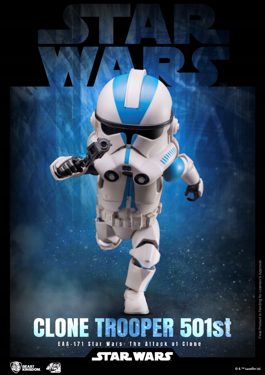 Star Wars Clone Trooper 501st Egg Attack Akční figurka 16,5 cm