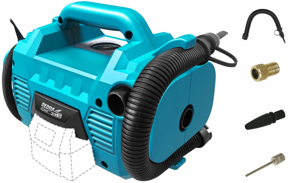 

Kompresor powietrza aku. 18V Dedra Sas+all DED7073