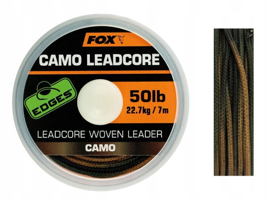 Fox Edges Camo Leadcore Woven 50lb/7m