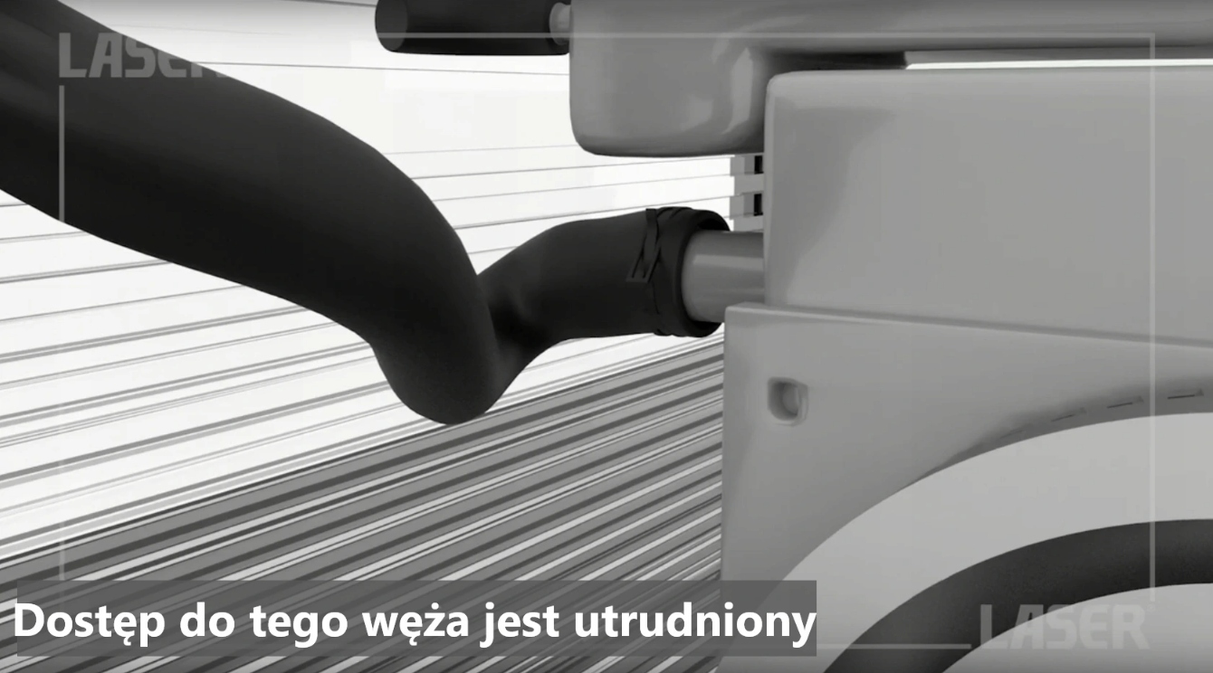 SZCZYPCE DO OPASEK ZACISKOWYCH ROZPREZNYCH LASER Mark Laser Tools