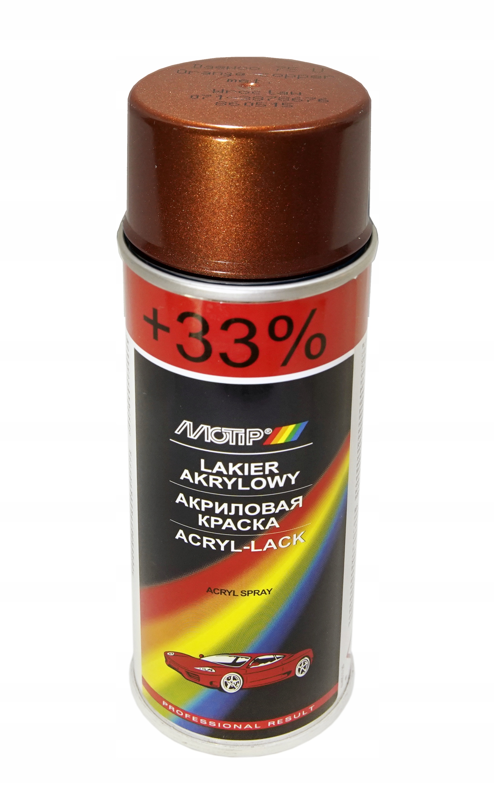 Motip Lakier akrylowy Daewoo 75U Orange Copper Met 200ML