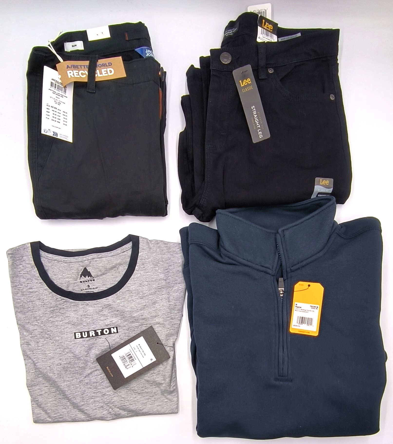 KARTON BOX MIX ODZIEZ | JACK&JONES, CARHARTT, LEE, PEPE JEANS - 15 SZT Marka inny