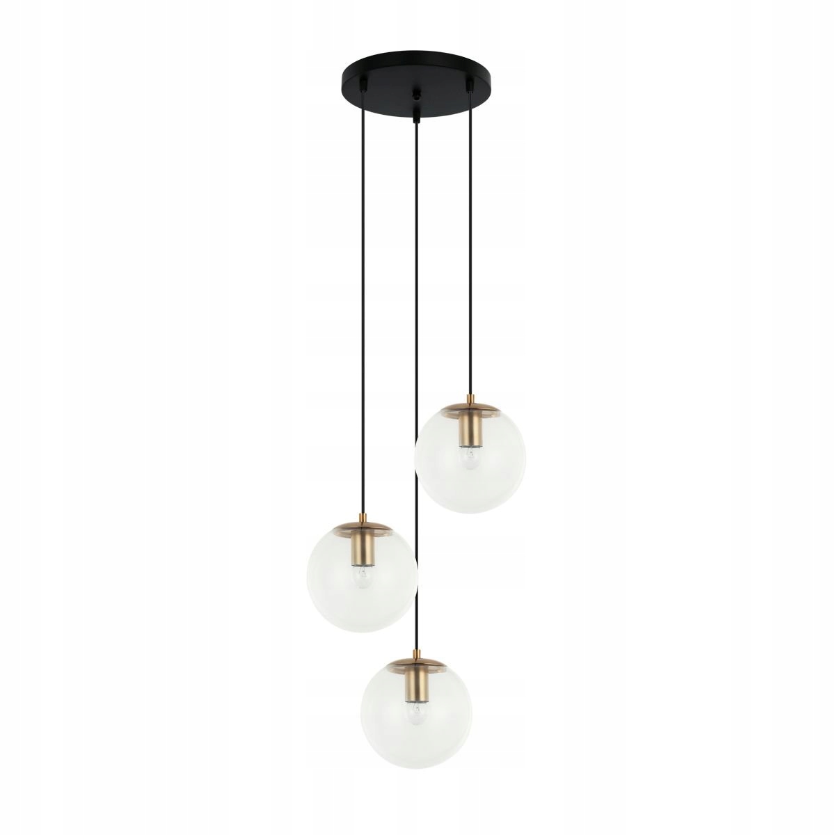 Závesná lampa Sarpo PND-58867-3S-BK-BRO Italux
