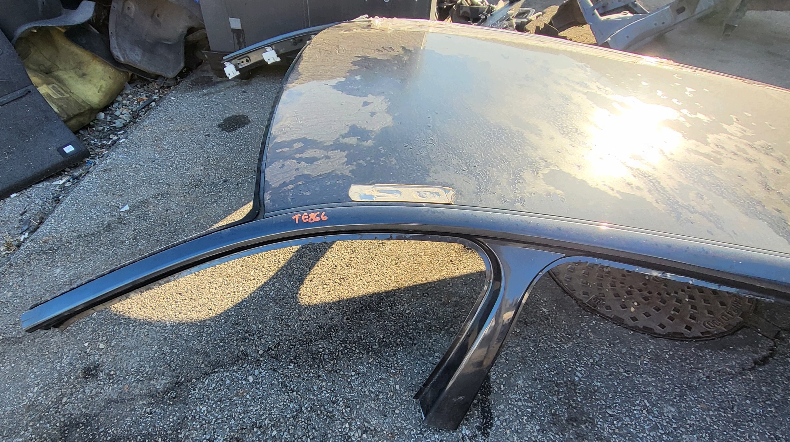 dach Blende Abdeckung Säule RENAULT LAGUNA III 3 KOMBI Original schwarzer TEB66