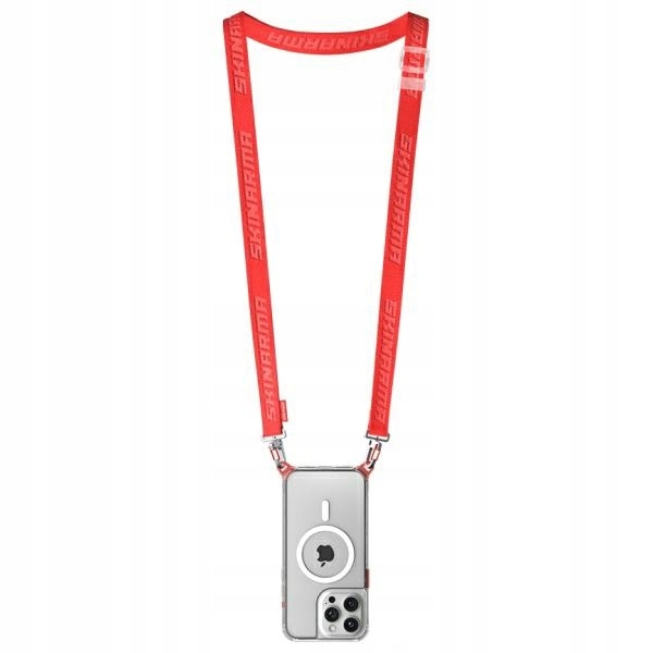 Uniwersalna smycz do telefonu Skinarma Scout, czerwona