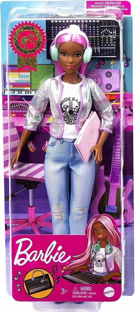 LALKA BARBIE PRODUCENTKA MUZYCZNA + akcesoria 78 Kod producenta GTN78