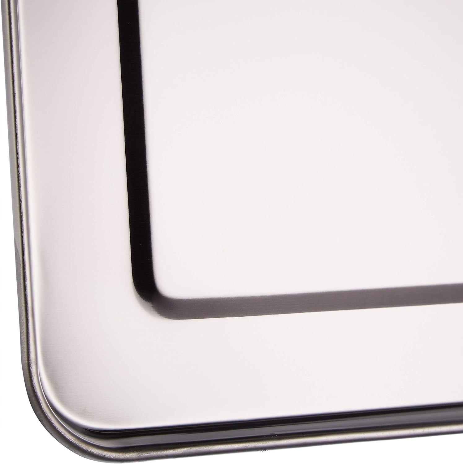 Taca Metalowa patera do serwowania zestaw 3szt Relaxdays Materiał stal nierdzewna