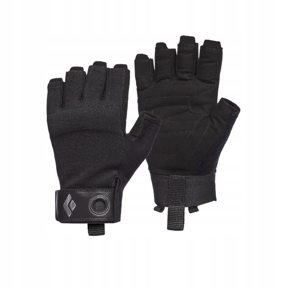 Rękawice wspinaczkowe męskie Crag Half finger Gloves Black [Rozmiar S]