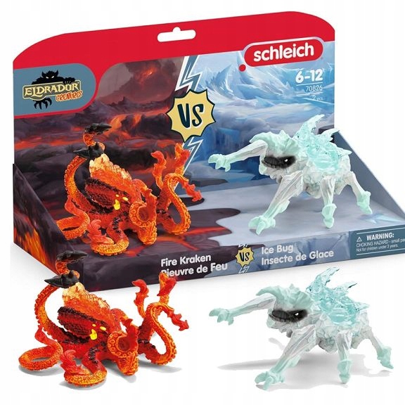 Schleich Eldrador Lodowy Robal vs Ognisty Kraken 70826