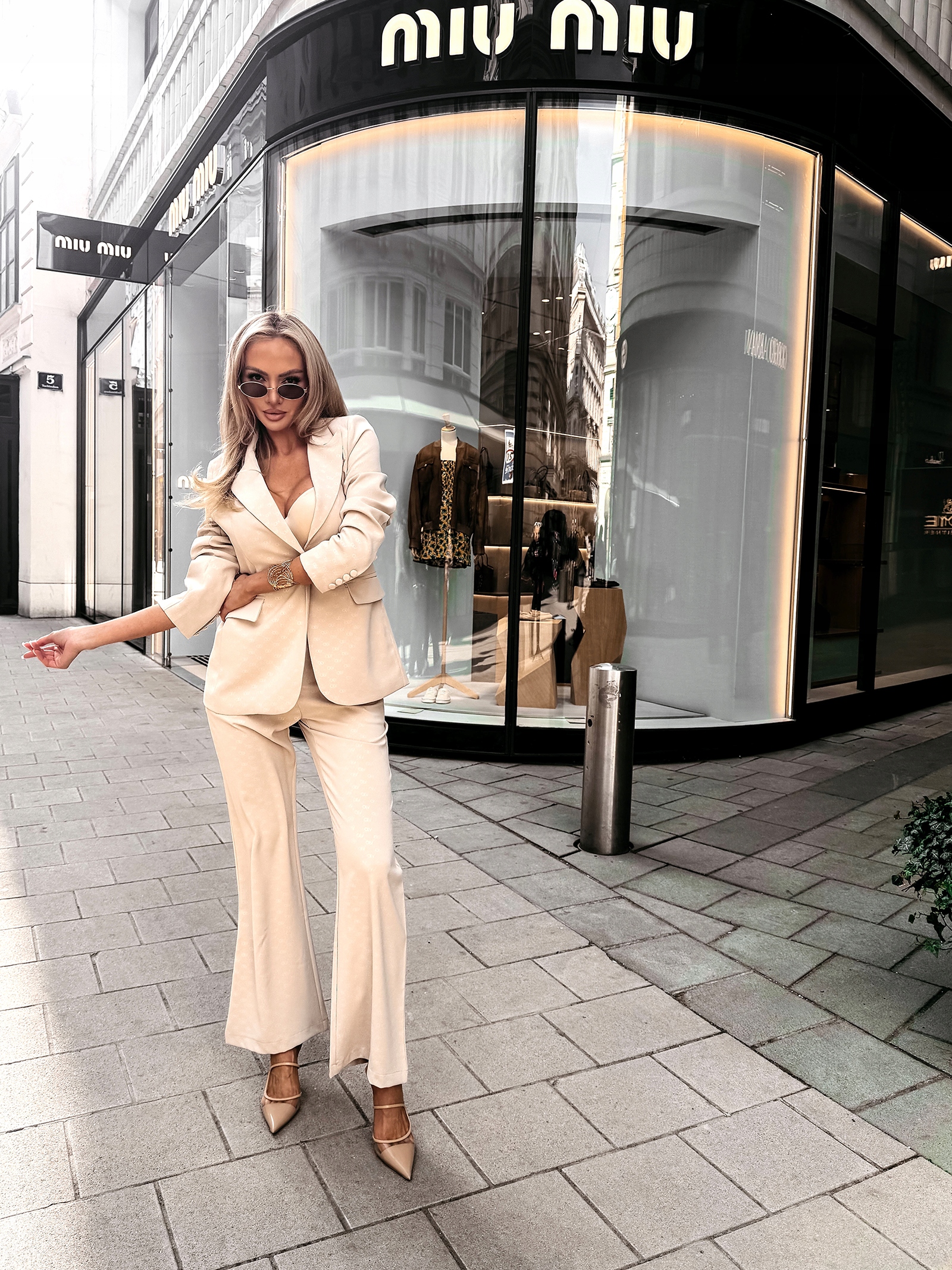 Dámský komplet Olavoga Tracy 2026 béžový M