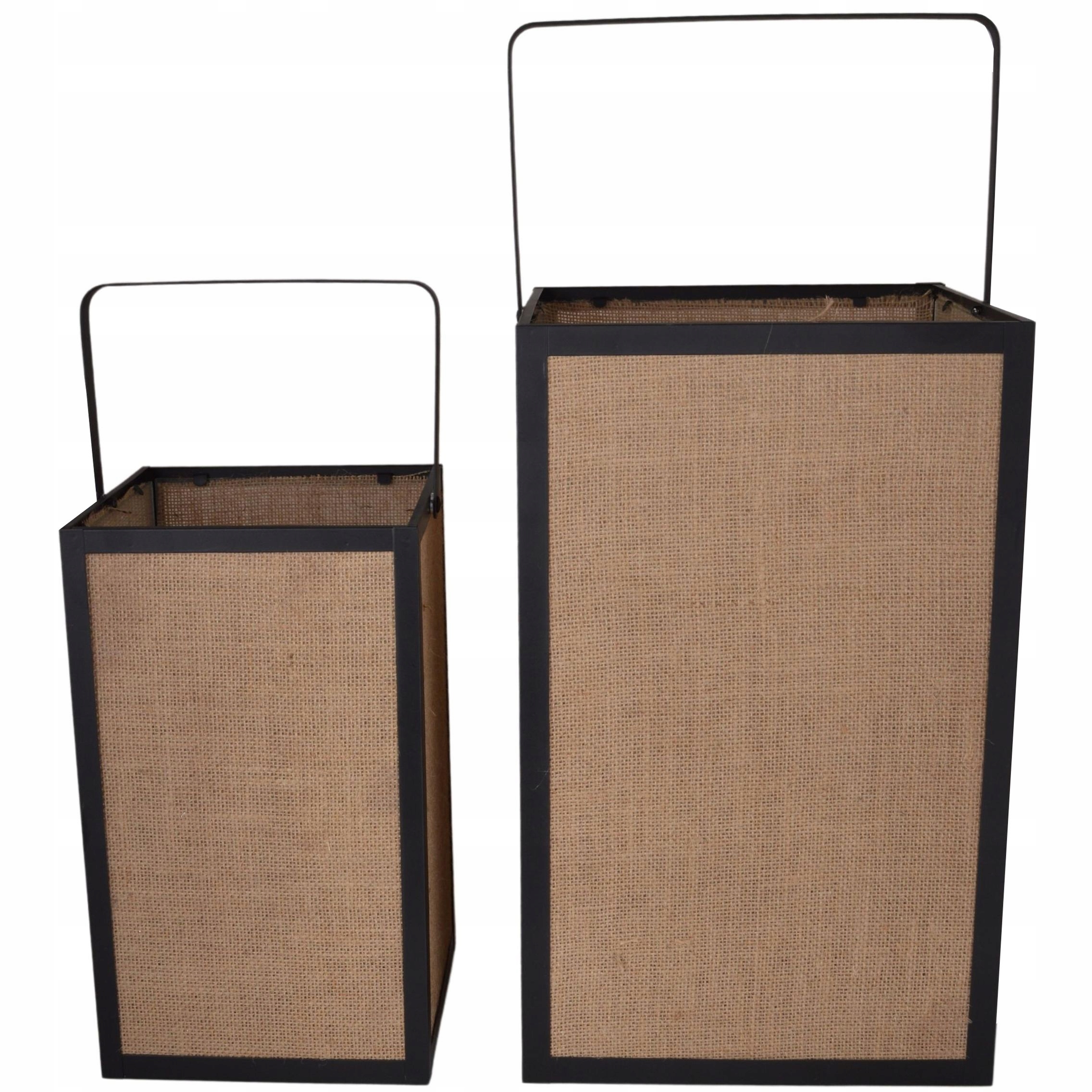 KOMPLET LAMPIONÓW METALOWYCH 2SZT