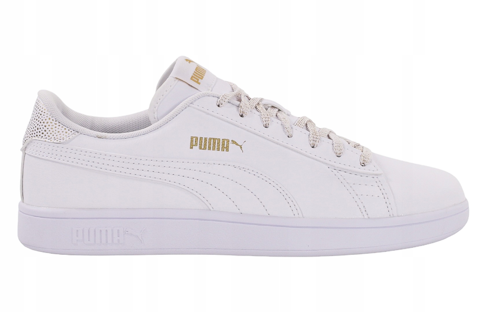 

Buty młodzieżowe Puma Smash v2 Metallics 386197 01