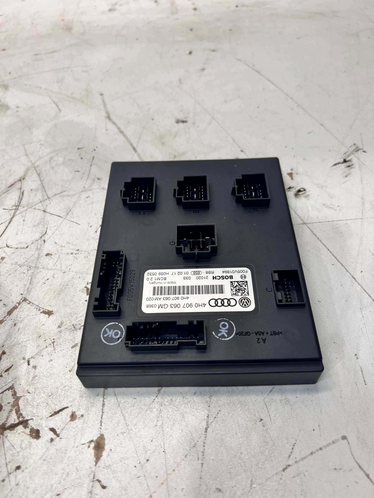 module control unit KOMFORTU AUDI A4 B8 A5 8T A6 C7 A8 4H0907064GM 4H0907063AM