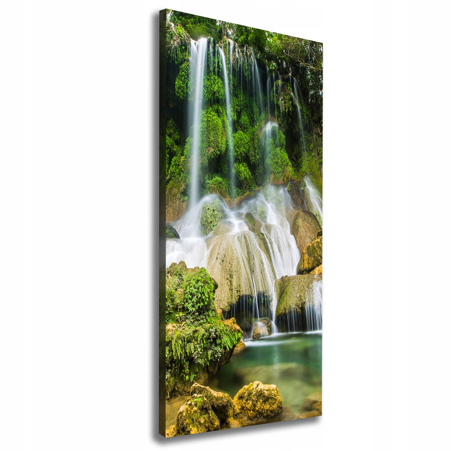 

Foto obraz na płótnie Wodospad w dżungli 50x125 cm