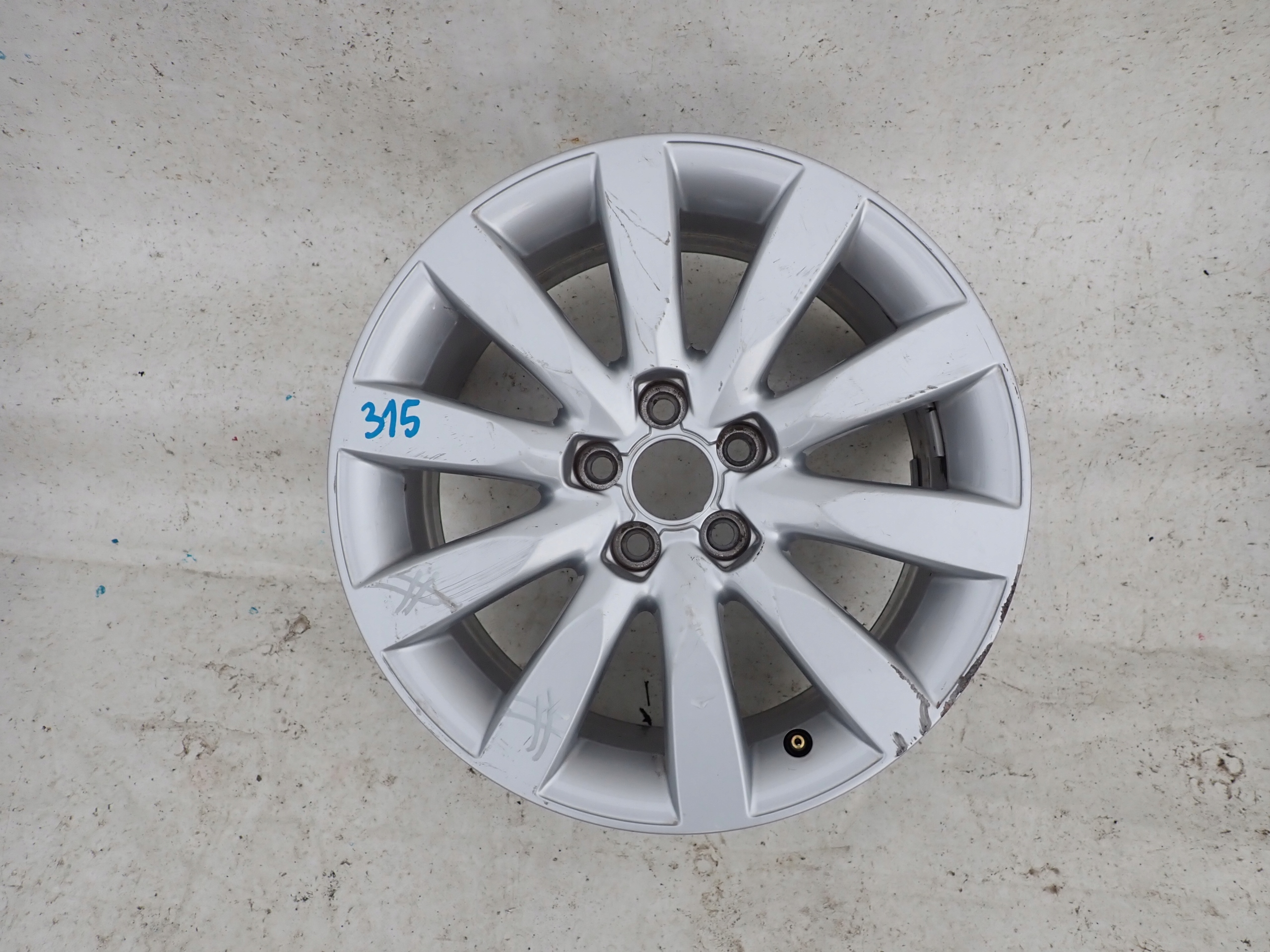 AUDI A1 disk 7Jx16 16" ET34 8X0601025G