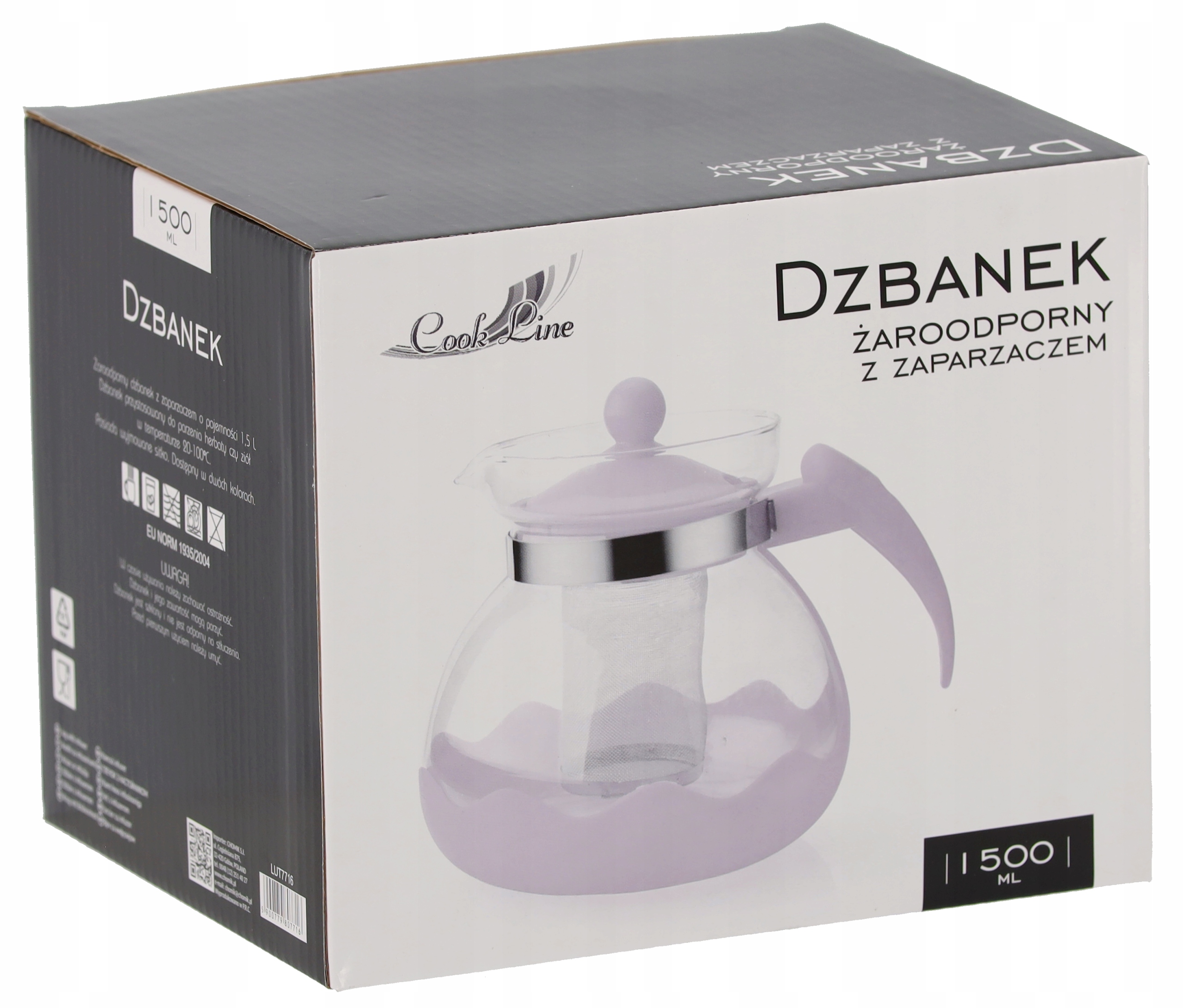 dzbanek żaroodporny z zaparzaczem 1,5l COOK LINE — 7