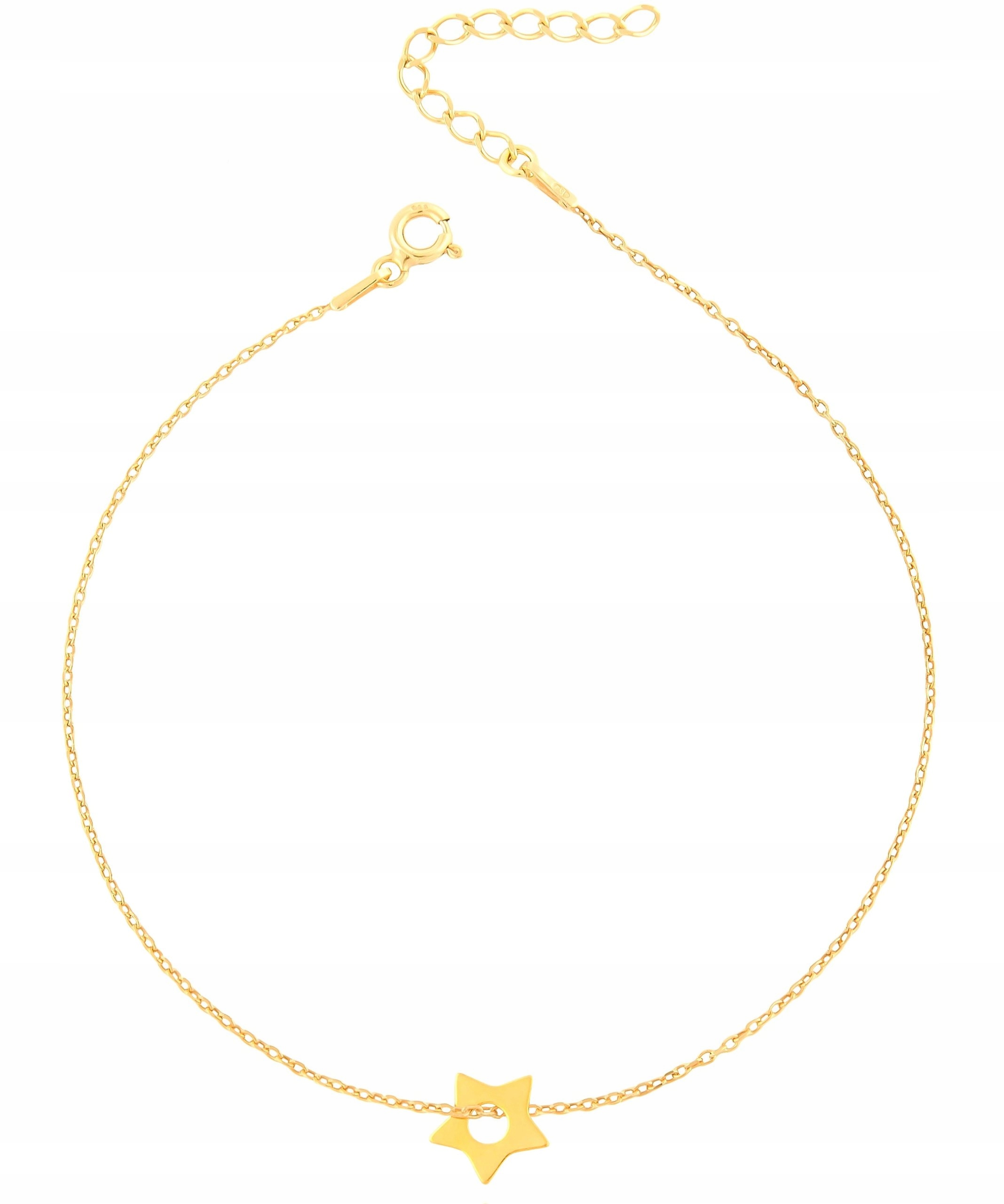 

Naszyjnik gwiazdka Celebrytka srebro pozłacane 925