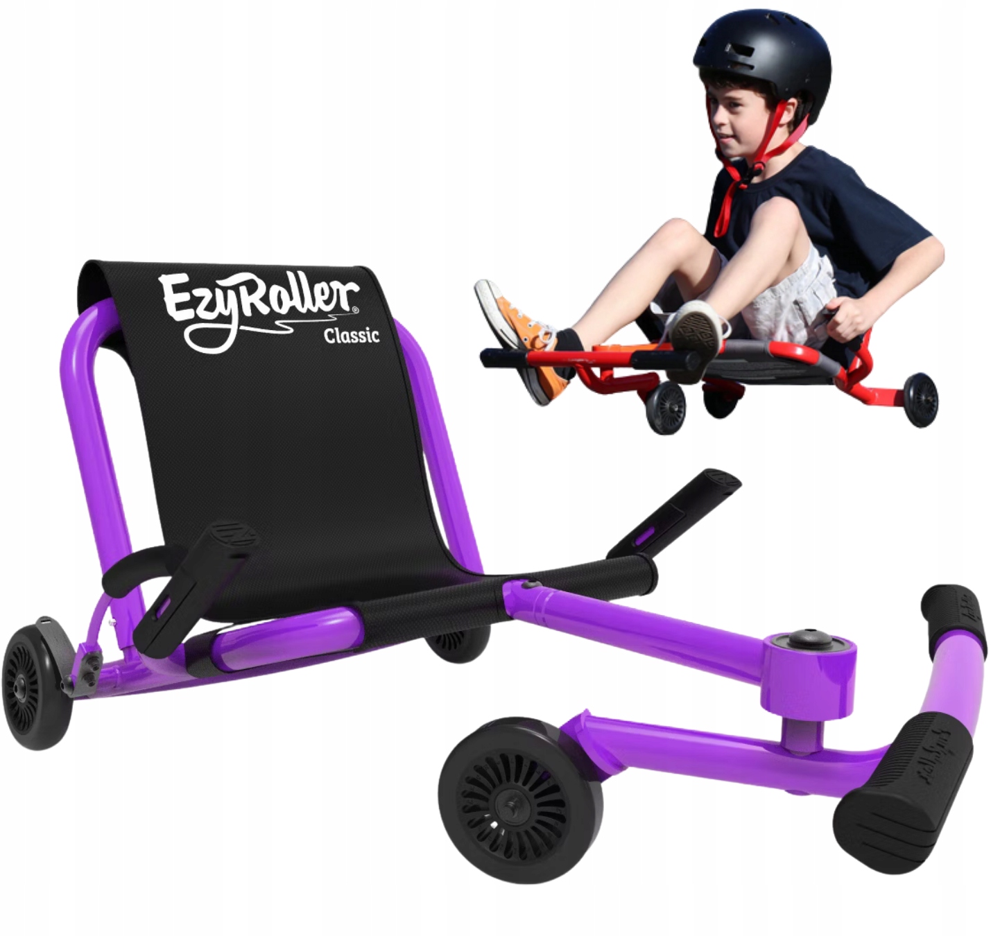 Pojazd Gokart Napędzany Nogami Trójkołowy EzyRoller Classic 3-12 lat