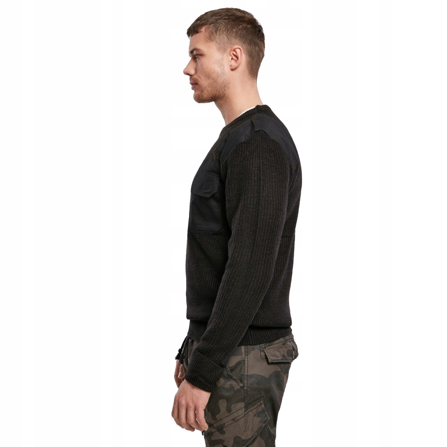 Sweter Wojskowy BRANDIT Czarny M Model 5018.2.M
