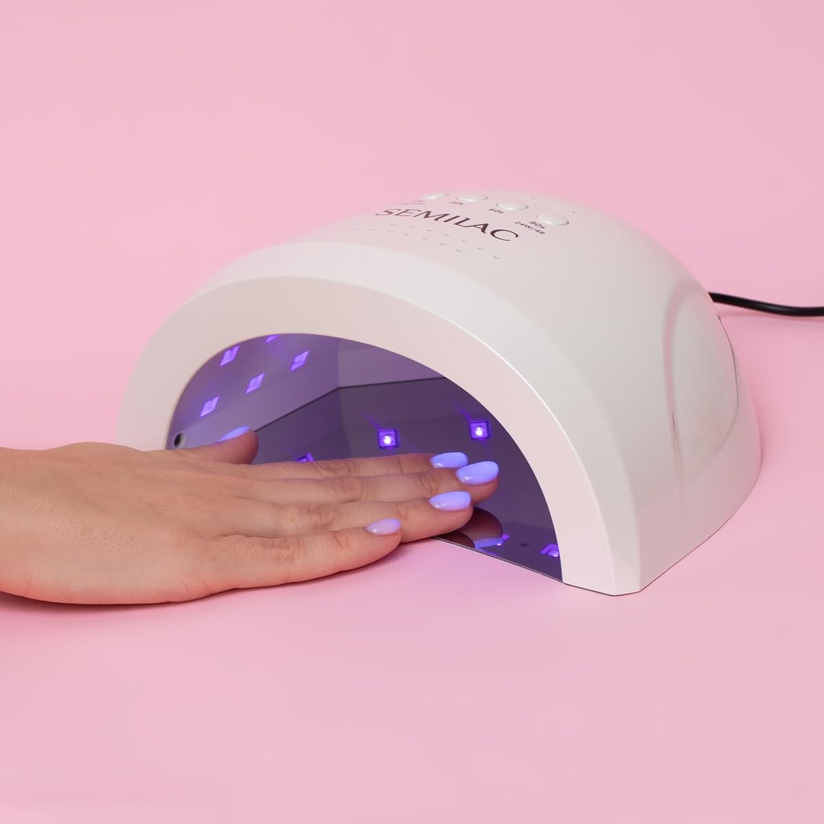 SEMILAC Lampa UV LED 24W 48W Do Manicure Hybrydowego Paznokci — miniatura 2