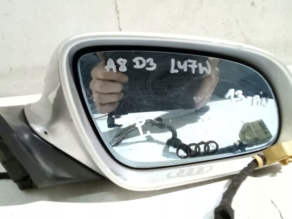 Audi A8 D3 mirror right el. 13 PIN LY7W