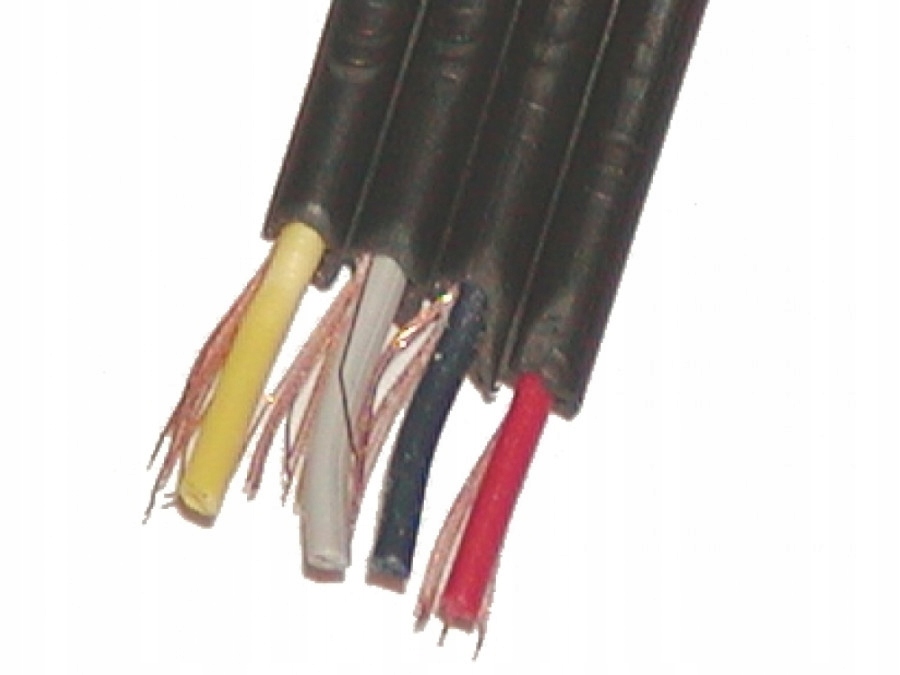 

Przewód kabel 4c 4żyły płaski ekran Na METRY(0903a