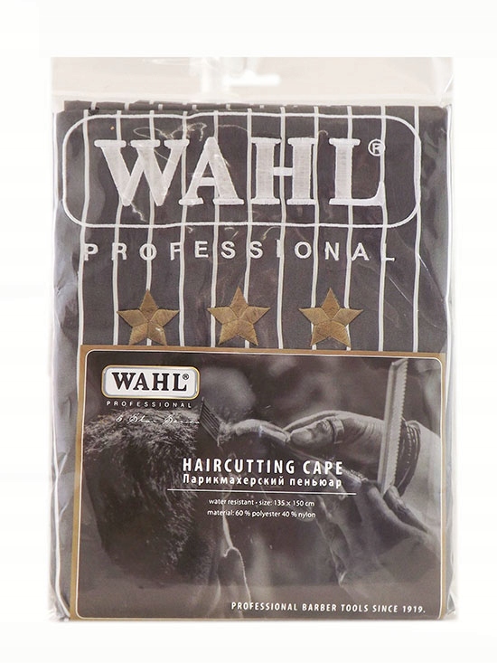 Wahl Pelerína Barber Šedá 5 hvězd 135 cm x 150 cm