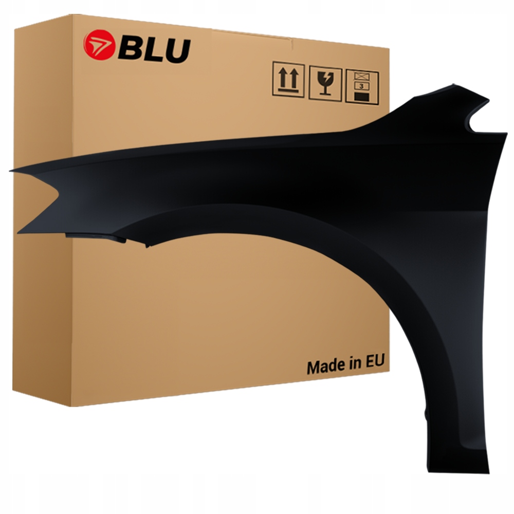 Blu Blatník Vw Golf VII 7 LC9X levý 17-20 přední lift Pozink TiefSchwarz